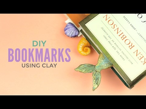 DIY Bookmarks for Book Lovers | Easy Polymer Clay Tutorial! | Mermaid DIY 🌊