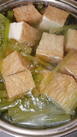 こんばんはおやすみなさい今夜は蕗(ふき)と厚揚げ豆腐の煮物作りました素朴だけど、どこかほっとする味味が染みて美味しかったですみなさんも、ゆっくり休める夜になりますように