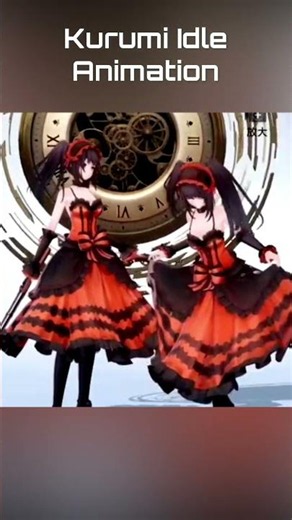 Kurumi Idle Animation #pgr #punishinggrayraven