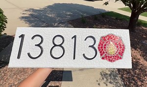 Custom Mosaic Address Sign - Etsy