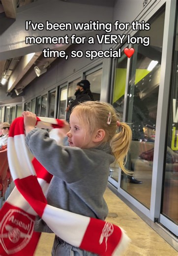 Calla loved her first Arsenal game ❤️