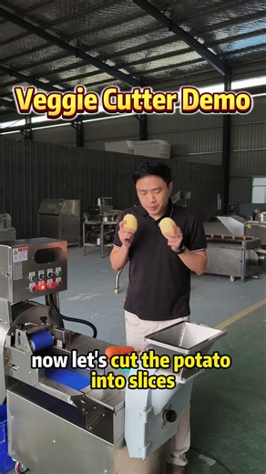 🥕 Vegetable Cutter Demo! 🌽 Direct Factory from Zhengzhou China 🌟 #cuttingmachine #chinafactory
