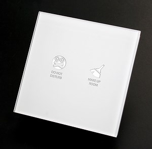 [Hot Item] Hotel Doorbell Touch Panel Switch White Indoor Control Switch