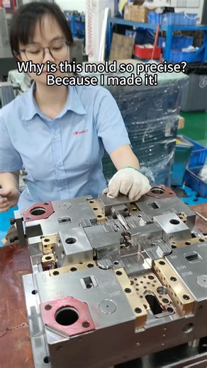 What a precise tool maker. #3kmold #moldmaking #factory #projectmanagement #manufacturing #PEEKmold