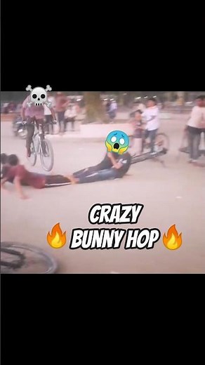 Crazy Bunny Hop on Cycle #Shorts
