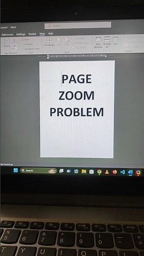 Ms Word zoom not working #iktricks #msword