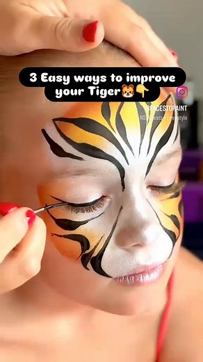 Tiger Face Painting Tips for Beginners