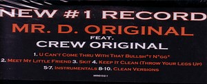 Mr. D. Original Feat. Crew Original - New #1 Record