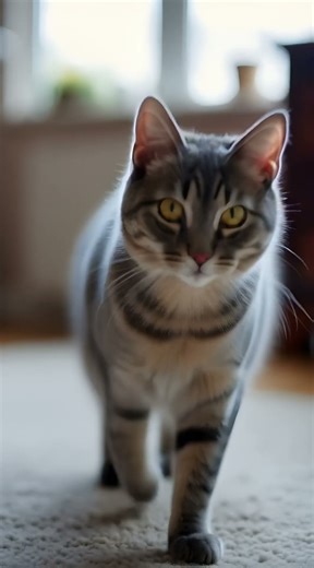 🐾 Fluffy Feline Features: A Close-Up Companion!