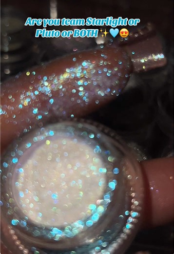 Comparing Glitter Pigment Shades: Starlight vs. Pluto