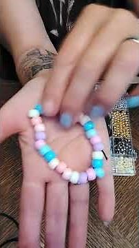 Some creations using heishi and pony beat beads from Action #creative #beads