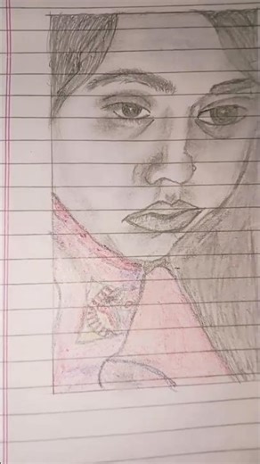 easy drawing cute girl #viral #art