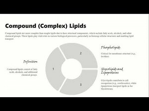 Lipids – Classification & Role in Cells | Fundamentals of Biochemistry Series