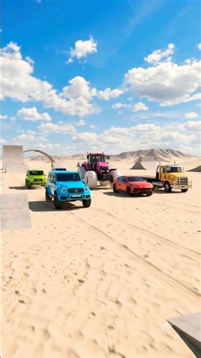 GIANT OBSTACLE CHALLENGE! 😱 | Monster Vehicles vs Mega Ramps #MonsterVehicles