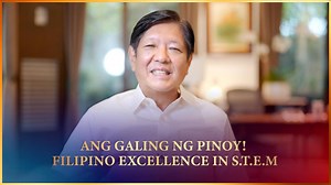61K views · 3.6K reactions | BBM VLOG 264: Ang Galing ng Pinoy! Filipino Excellence in S.T.E.M Proud of our Filipino innovators at the forefront of STEM. With Filipinnovation driving our vision, we're making science and technology the heart of progress in 혽홖활홤홣활 홋홞홡홞홥홞홣홖홨. We are shaping a future where Filipino ingenuity leads on the global stage.  | Bongbong Marcos | Facebook