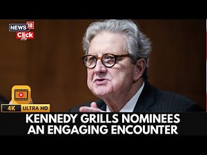 Sen Kennedy Questions Nominees Crain And Duva In Senate Judiciary Committee | 4K | N18G
