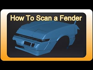 3D Scan to Part Series Part 1 | How To Scan A Car Fender | Einscan Pro HD | Capturing Scan Data