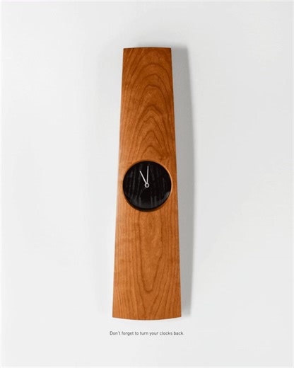 2.8K views · 18 reactions | It's time to set back the clocks. Our Omni Clock is made from solid hardwood and crafted to last for generations. It's more than a way to mark the hours; it’s a reminder to savor them. | Thos. Moser | Facebook