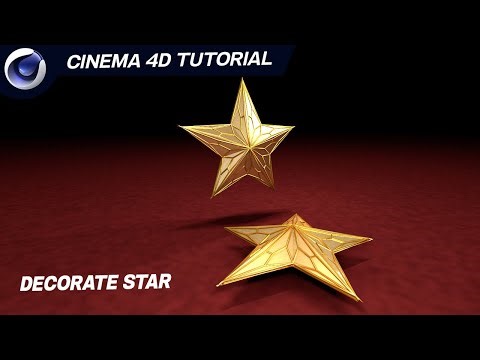 Decorate Star - Cinema 4D Tutorial