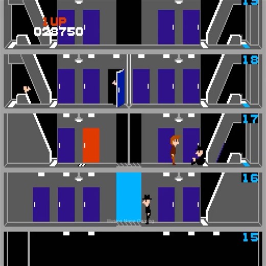 Final Level of Elevator Action (NES) #fblifestyle #gaming #Retro #videogames #Nes #90s #nostalgia | Illusion Naga Gaming