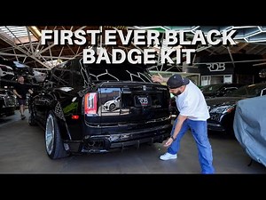 THE ULTIMATE ROLLS ROYCE KIT (BLACK BADGE CARBON FIRST EVER)