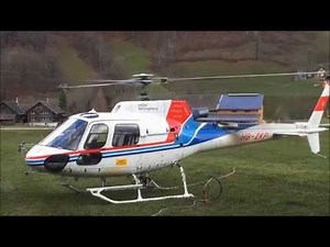 Swiss Helicopter AS 350 B3 Ecureuil flight with Logging Long Line