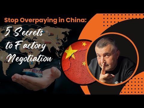 5 secrets to factory negotiation : what other Sourcing agent didnt told you