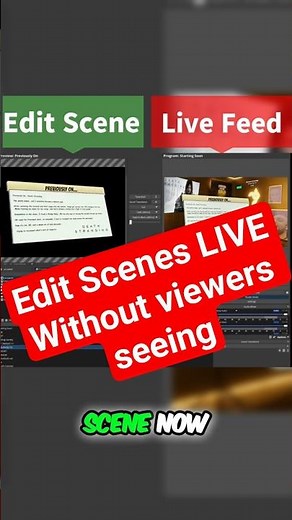OBS Studio Mode – Edit Scenes LIVE Without Viewers Seeing 👀