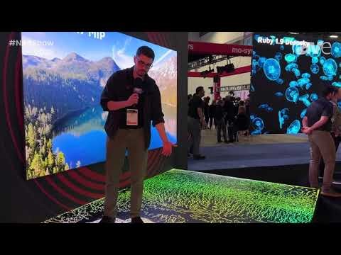 NAB Show 2025: ROE Visual Demos Black Marble Interactive LED Floor with Integrated Infrared Sensors
