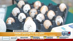 Southeast Georgia Man Creates Art From Eggshells