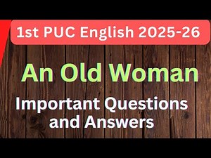 2ND PUCENGLISH and 1 ST PUC ENGLISH