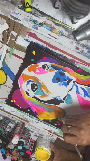 Custom Beagle painting.