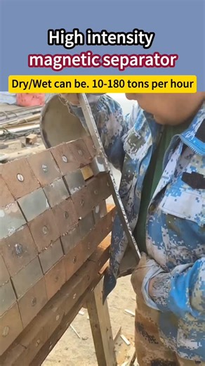 FTM Machinery on Instagram: "High intensity #magneticseparator is here. Precision magnetic separation, dry / wet are available, the efficiency increased by 30 %. #machine #magneticseparatorequipment #mineralprocessingequipment #magnetite #fypシ゚viralシfypシ゚ 📞 WA: +8619937380311 📩 Email: miningmachinery02@gmail.com 🔥 Applicable materials: Magnetite, pyrrhotite, ilmenite, hematite, manganese ore, quartz sand, feldspar, kaolin, steel slag, etc. 👉🌐 Click the webpage to check the price: http://www