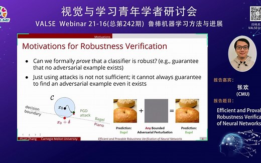 20210616【鲁棒机器学习方法与进展】张欢 ：Efficient and Provable Robustness Verification of ……