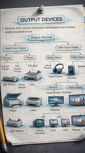 Output Devices explained — from hard copy to soft copy, clearly and simply
