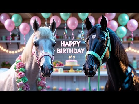 🎂 Beautiful “Happy Birthday” Greetings For Horse Lovers.
