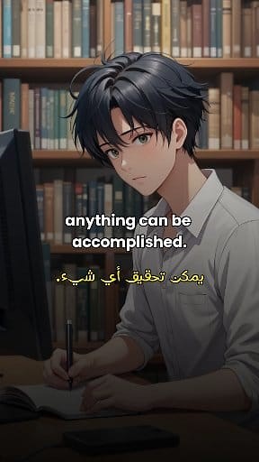 2K views · 52 reactions | The impossible becomes possible through persistence. #english #quotes #success #motivation #love #englishlanguage #learning #morocco #Goals #الانجليزية #النجاح #الانجليزية_للمبتدئين #تعلم_الانجليزية #اقتباسات #تحفيز #المغرب #التعليم | English for All | Facebook