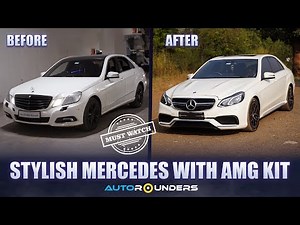 Mercedes W212 modified to AMG Kit with AMG alloys