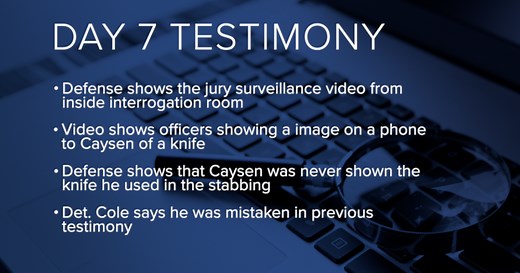 'I don't have anything to hide': Jury sees video of Caysen Allison interrogation