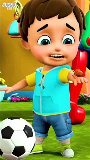 Bobo Scared By Ant | Ants Go Marching | Baby Cartoon & Kids Song #shorts