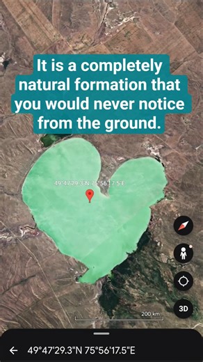 Heart Shapes in Fields & Deserts 💛 on Google Earth 210 #googleearth