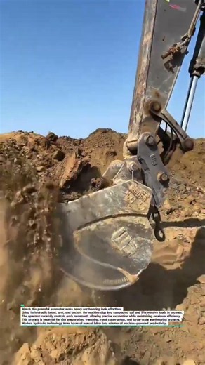 Massive Excavator Moving Tons of Earth Fast #excavator #construction #heavyequipment