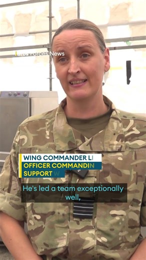 Military chef commended at Cyprus during Iran crisis
