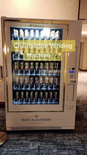 Moet Champagne Vending Machine Experience