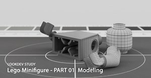 Lookdev Study | Lego Minfigure - Part 01 Modeling