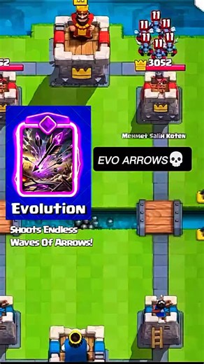 🕷️ on Instagram: "Arrow evolution 😁. follow for more clash royale"