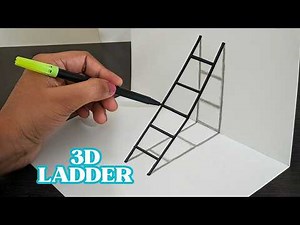 Draw a 3D Optical Illusion Step by Step | Easy 3D Art Tutorial for Beginners