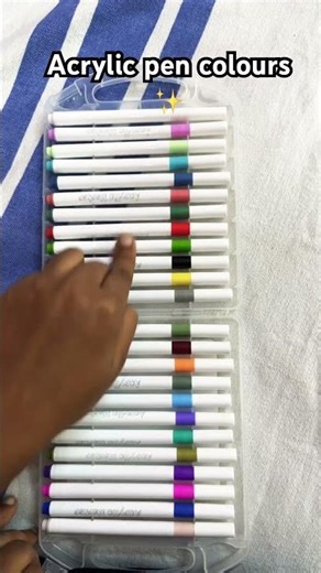 Acrylic paint pen set#artsupplies #diy #drawingsupplies