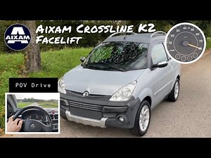 Aixam Crossline K2 Facelift 2009 -POV Drive Highspeed Walkaround