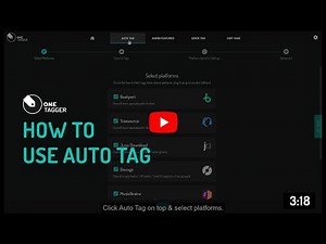 One Tagger - How to use Auto Tag